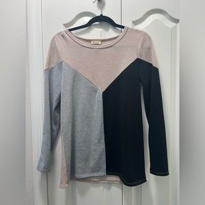 BiBi color block top in size medium